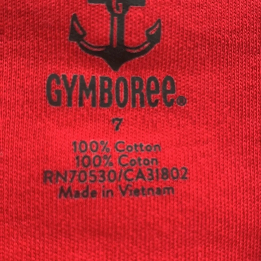 Gymboree Red Polo Shirt 7 Perfect!!